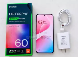 New Infinix Hot 60 Pro+ 256 GB Silver