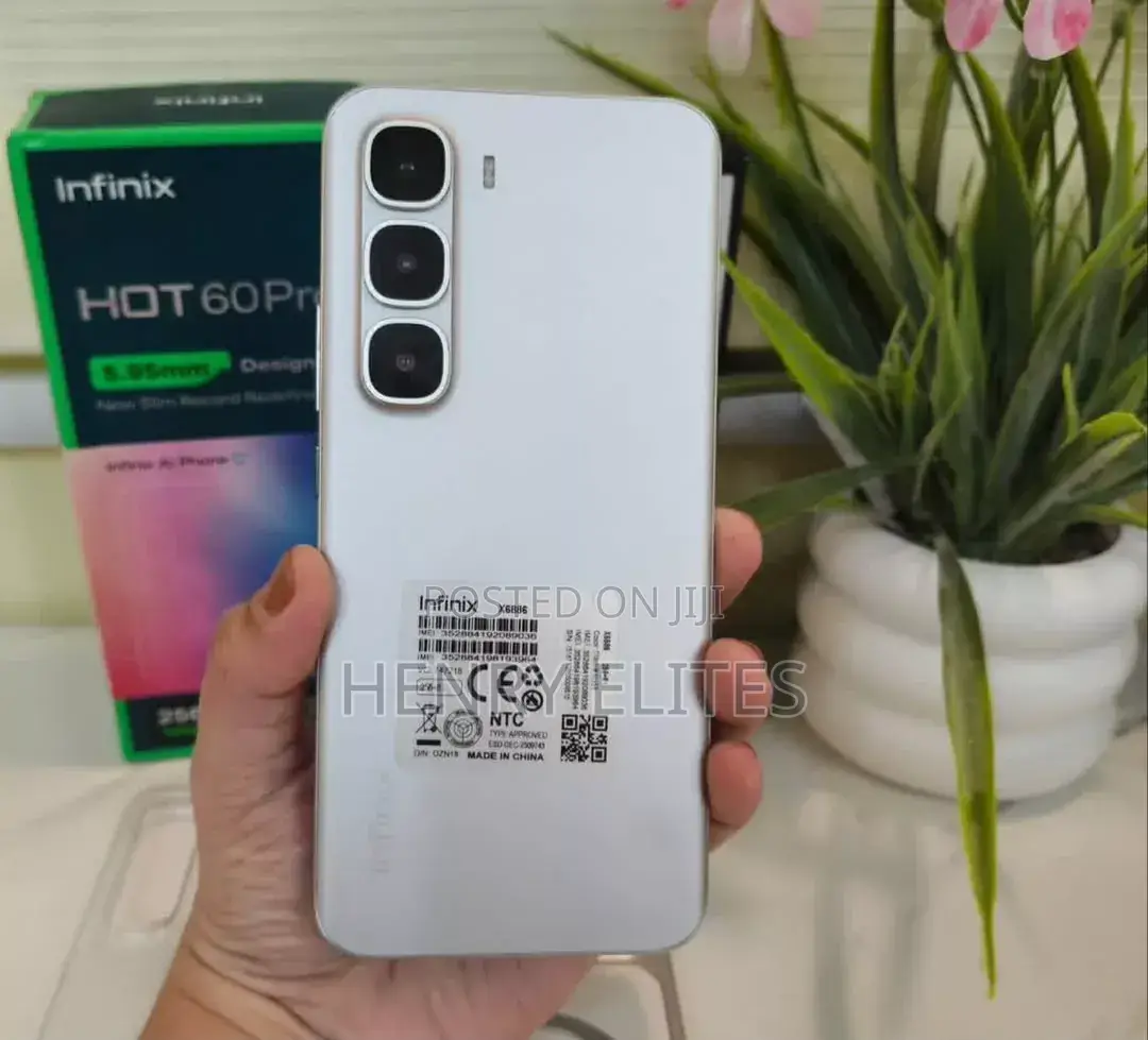 New Infinix Hot 60 Pro+ 256 GB Silver