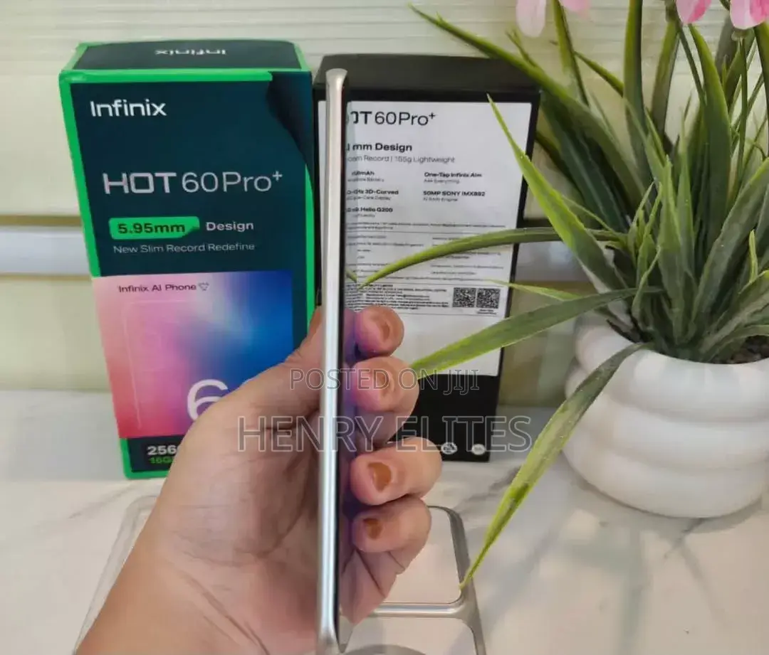 New Infinix Hot 60 Pro+ 256 GB Silver