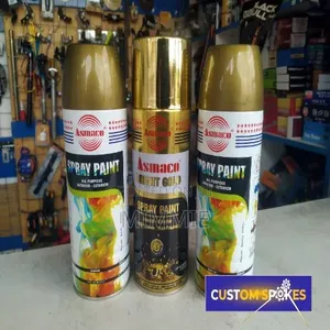 Shinning Gold Spray Paint and Normal Gold