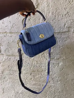 Brand New High-Quality Blue Leather Handbag