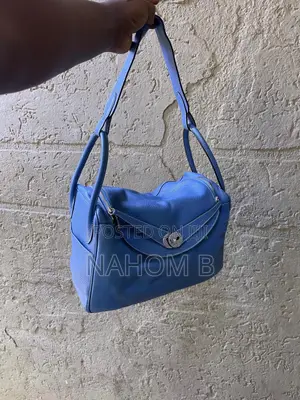 Brand New High-Quality Blue Leather Handbag
