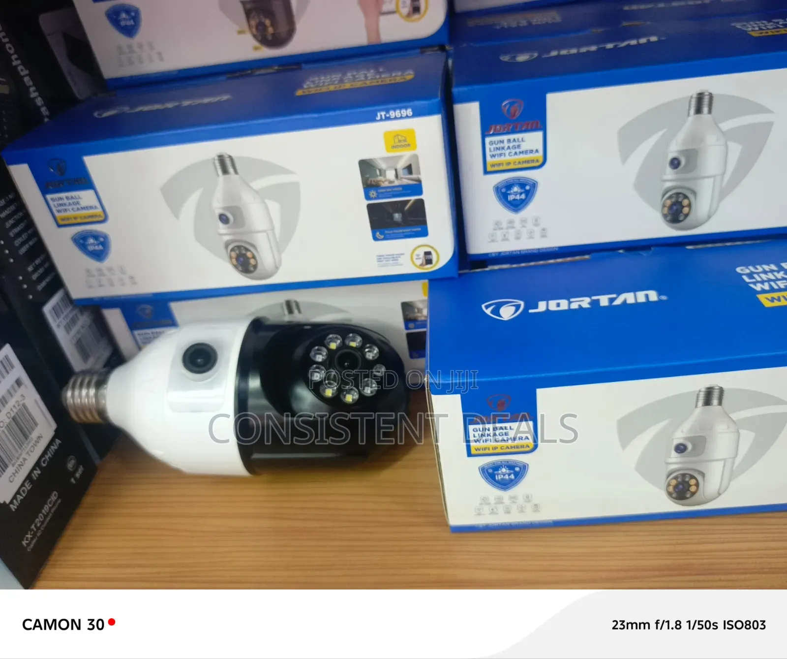 Ball Linkage Wi-Fi Dual-Lens Bulb Camera