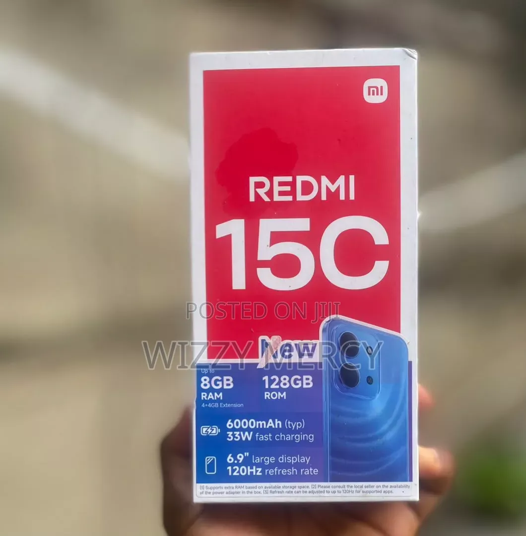 New Xiaomi Redmi 15C 4G 128 GB Black