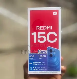 New Xiaomi Redmi 15C 4G 128 GB Black