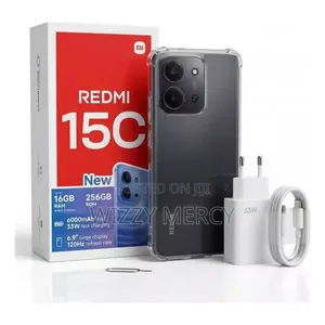 New Xiaomi Redmi 15C 4G 256 GB Black
