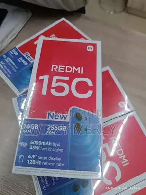 New Xiaomi Redmi 15C 4G 256 GB Black