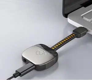 Powerology 2-in-1 USB-C to 3.5mm AUX and Charging Adapter (PD 60W).