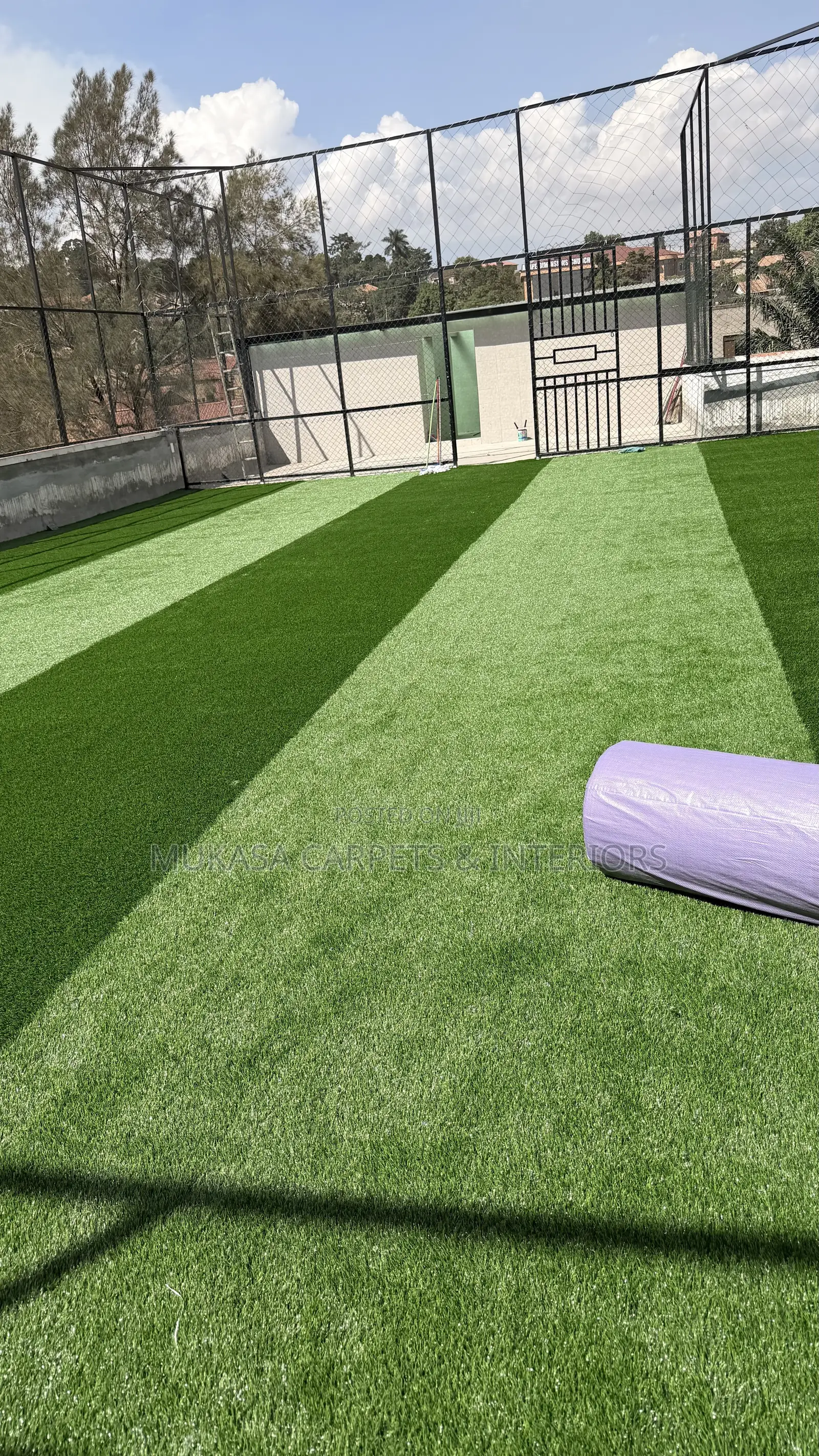 School Football Pitch Construction With Artificial Turf Uganda