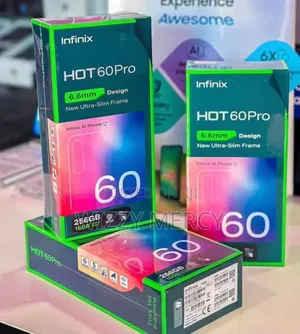 New Infinix Hot 60 Pro+ 256 GB Silver