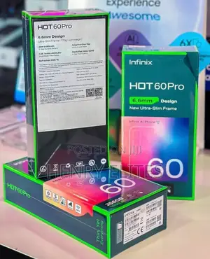 New Infinix Hot 60 Pro+ 256 GB Silver