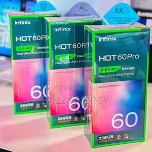 New Infinix Hot 60 Pro+ 256 GB Silver