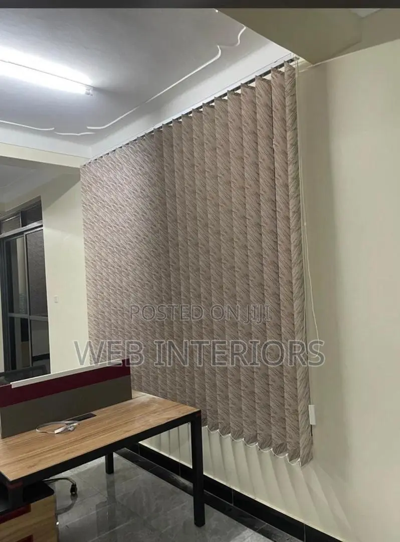 Brown Vertical Blinds Per Square Meter
