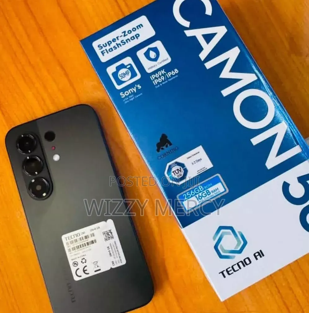 New Tecno Camon 50 Pro 256 GB Silver