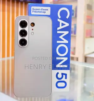 New Tecno Camon 50 256 GB Silver