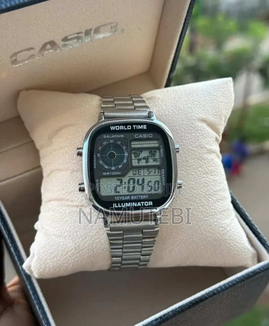 Original Casio Watch With Metallic Straps