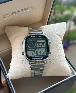 Original Casio Watch With Metallic Straps