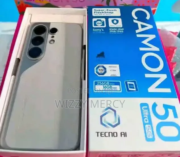 New Tecno Camon 50 Ultra 256 GB Gray