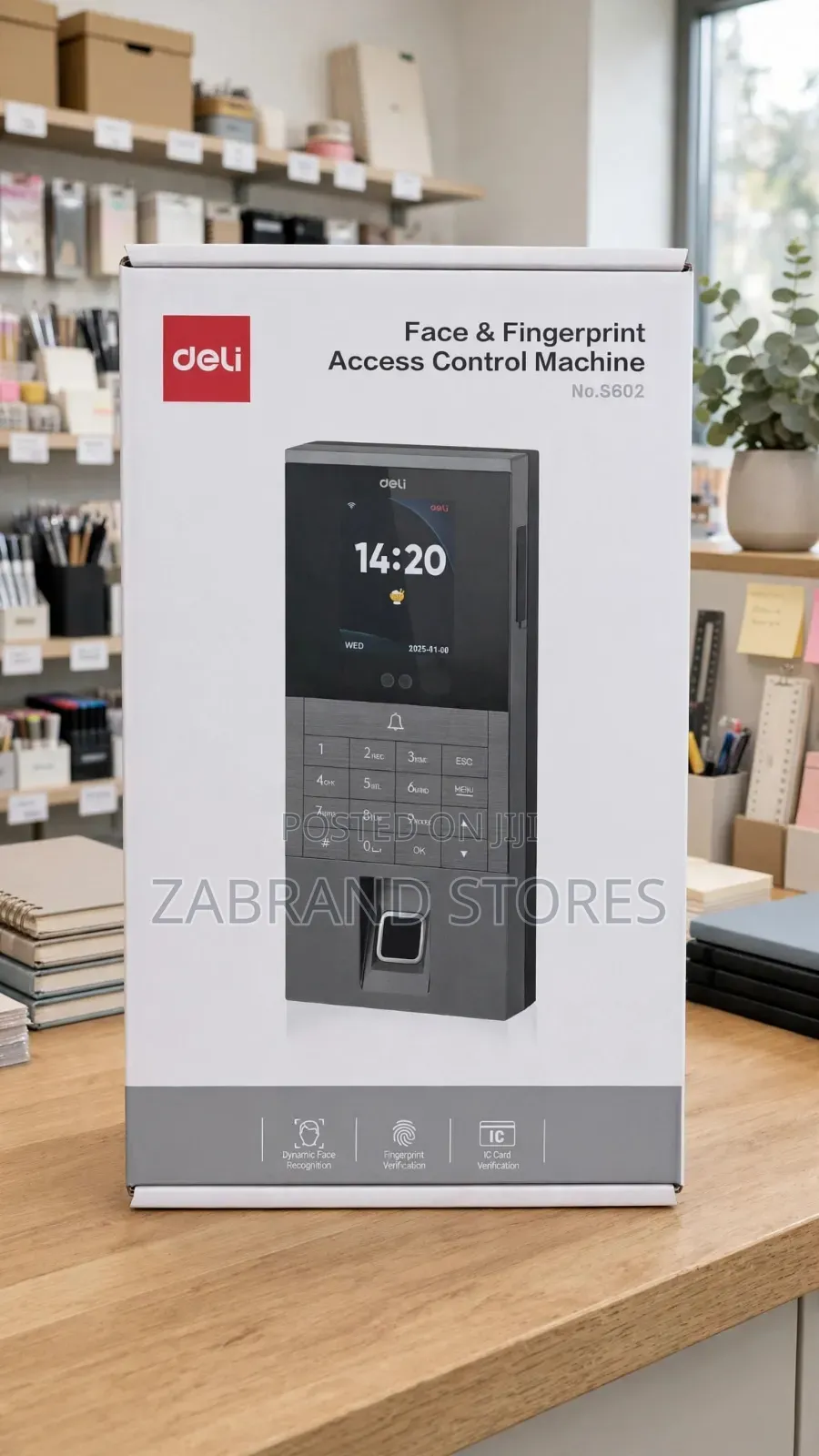 Face & Fingerprint Access Control- Deli