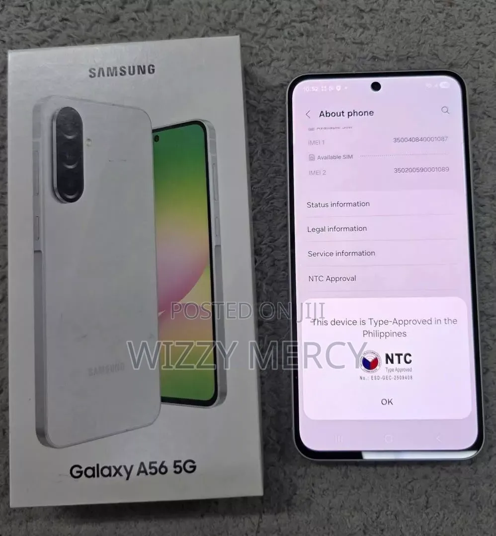 New Samsung Galaxy A56 128 GB Black