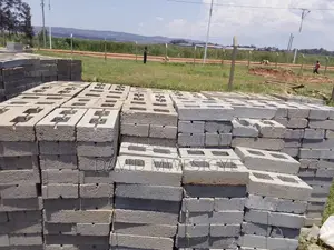 80mm Rectangular Concrete Pavers Stock in Jinja Construction Roads