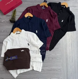 Polo Ralph Lauren Pony Logo Cable Knit T-Shirt