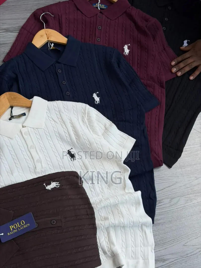 Polo Ralph Lauren Pony Logo Cable Knit T-Shirt