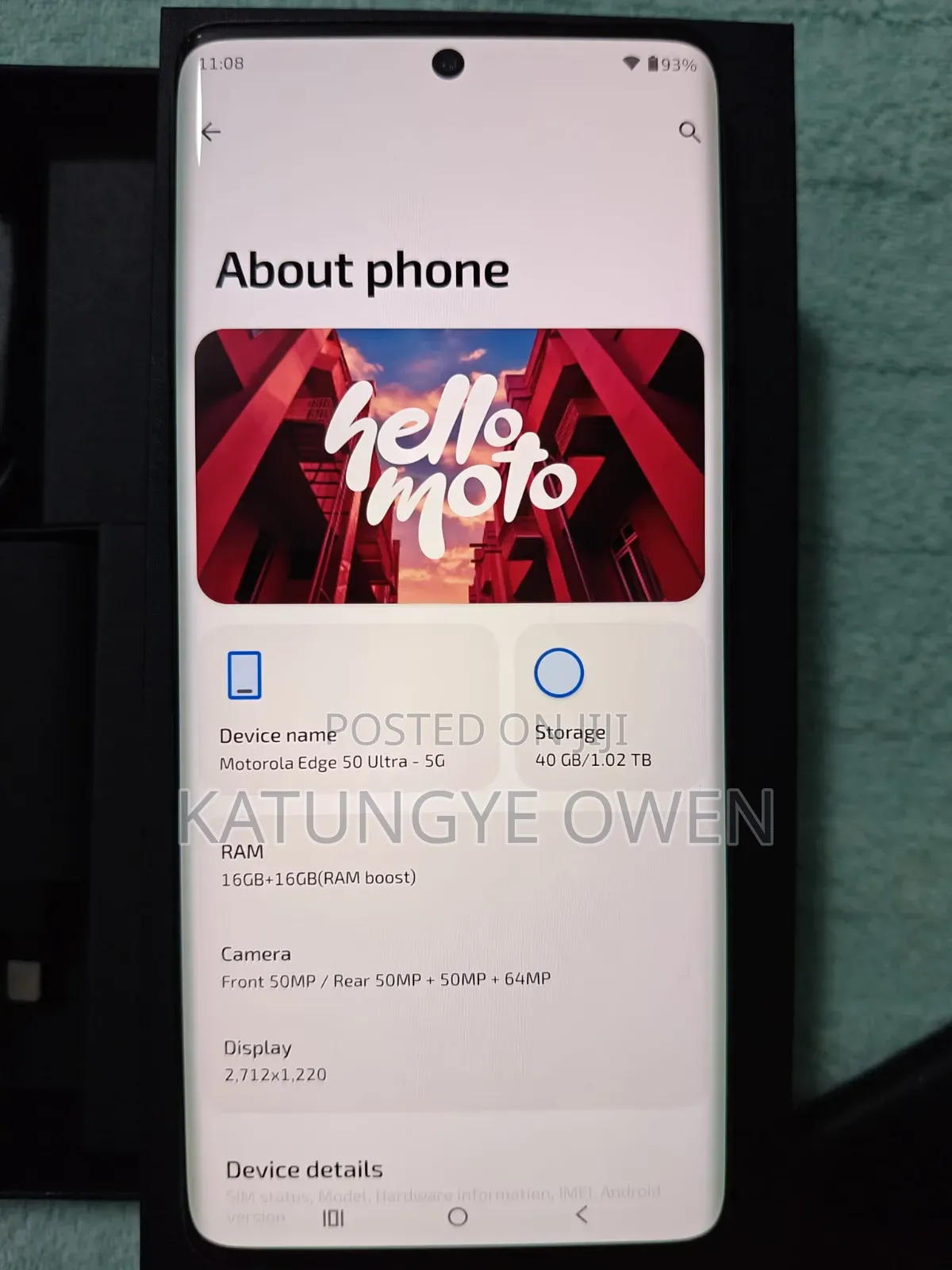 Motorola Edge 50 Ultra 1 TB Black