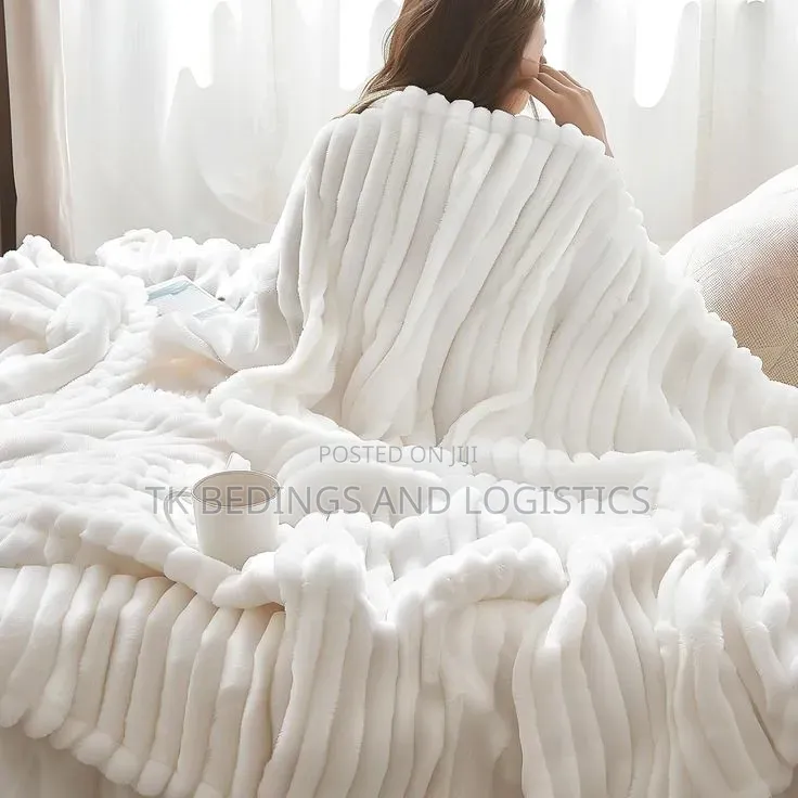 Soft Vina Cover Up Blanket White