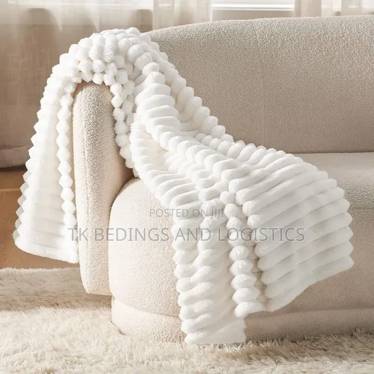 Soft Vina Cover Up Blanket White