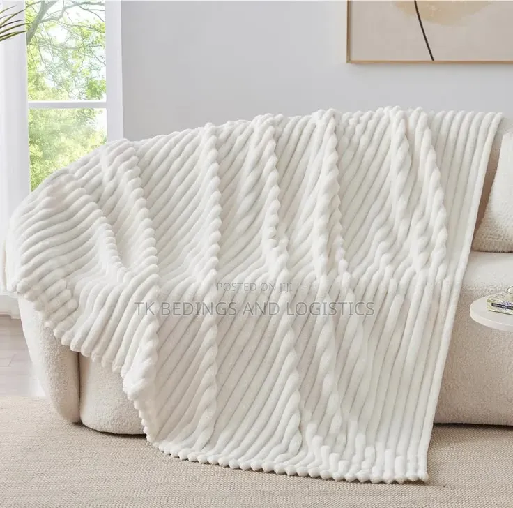 Soft Vina Cover Up Blanket White