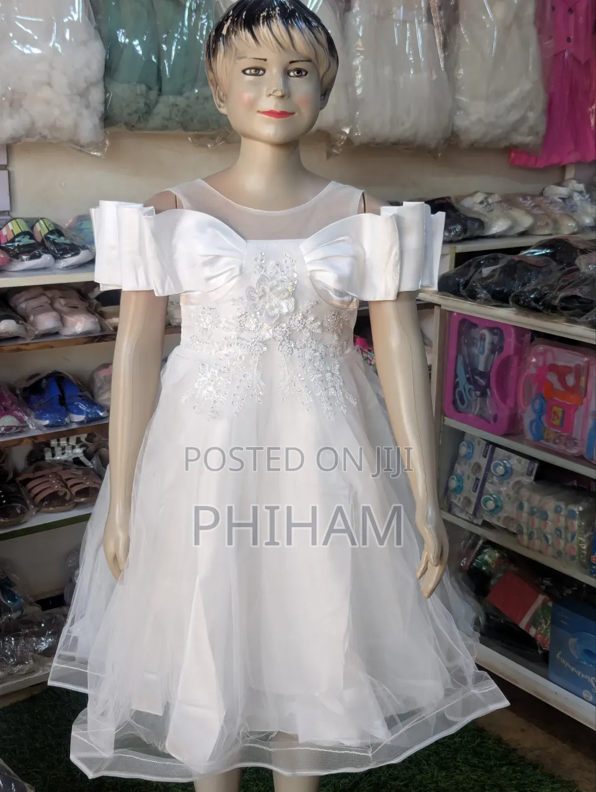 Kids/Girls White Dress( 6 to 12yrs)