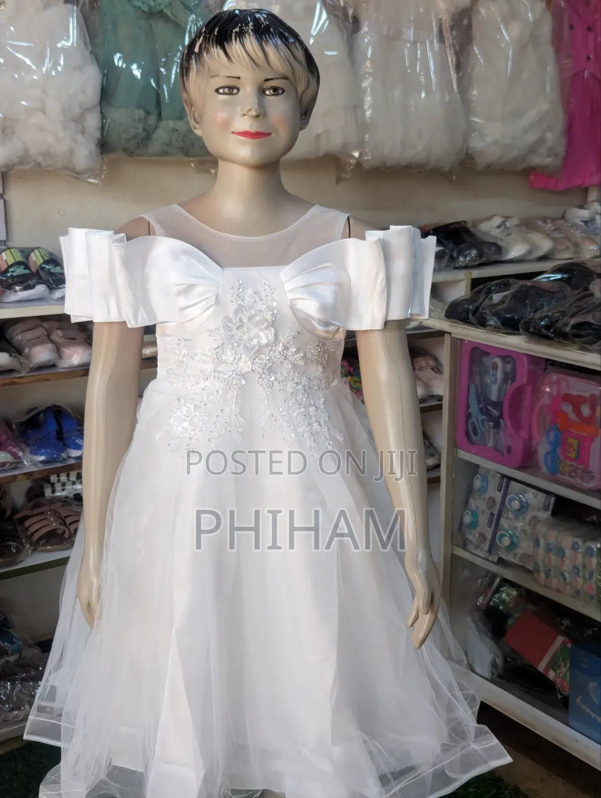Kids/Girls White Dress( 6 to 12yrs)