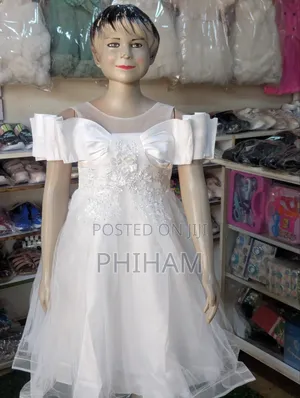 Kids/Girls White Dress( 6 to 12yrs)