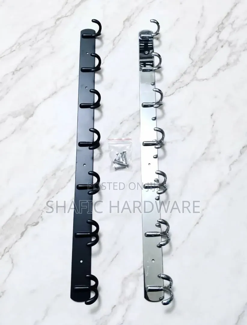 Towel Hooks Black or Silver Good Quality/All Types