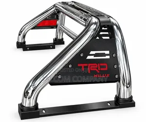 Toyota Hilux TRD Chrome Roll Bar – Sports Bar Accessory Uganda