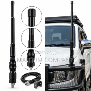 Heavy Duty Vehicle Whip Antenna – Black 4x4 Car Antenna Uganda