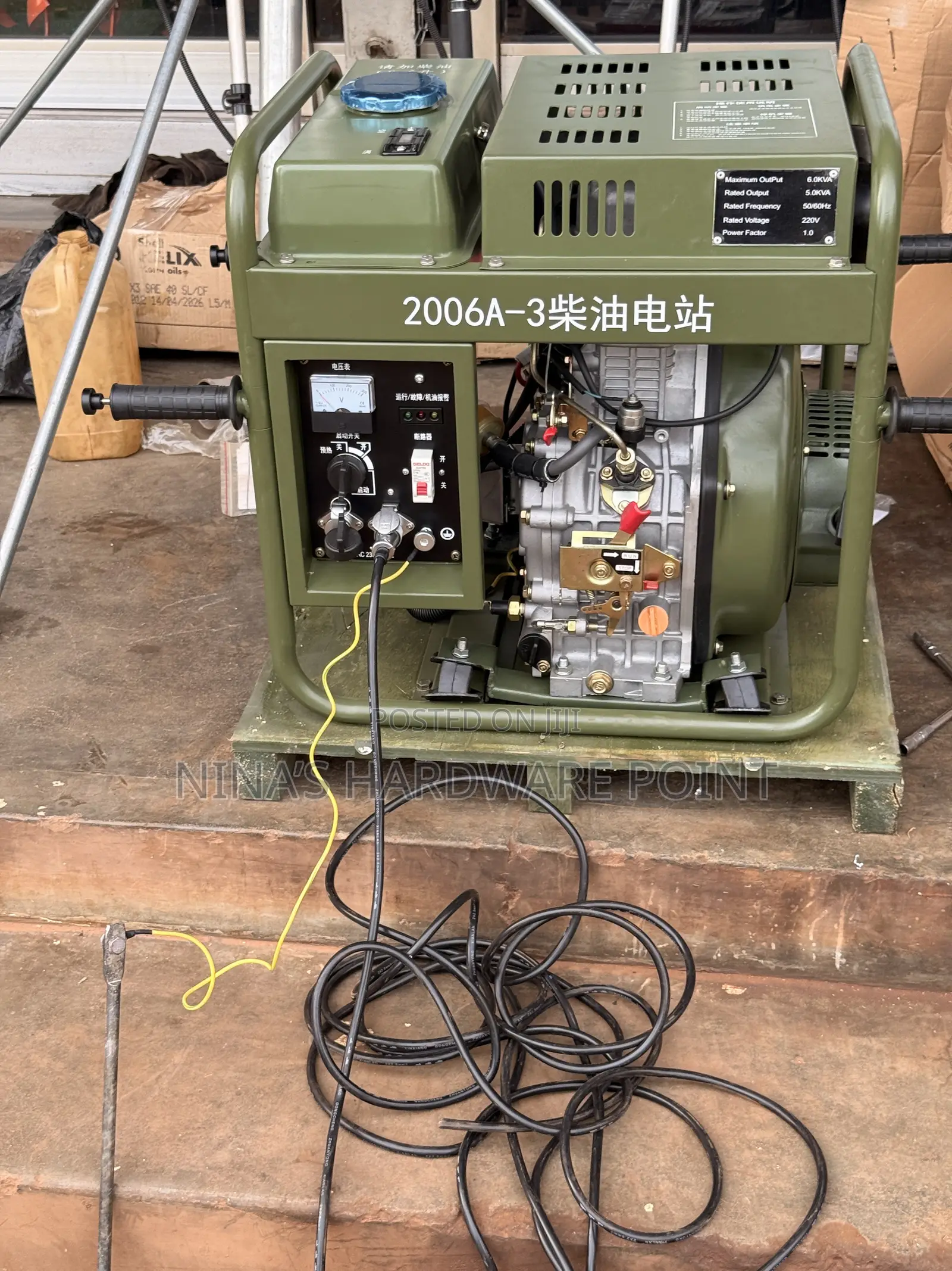 Diesel Generators 6kva With 186engine