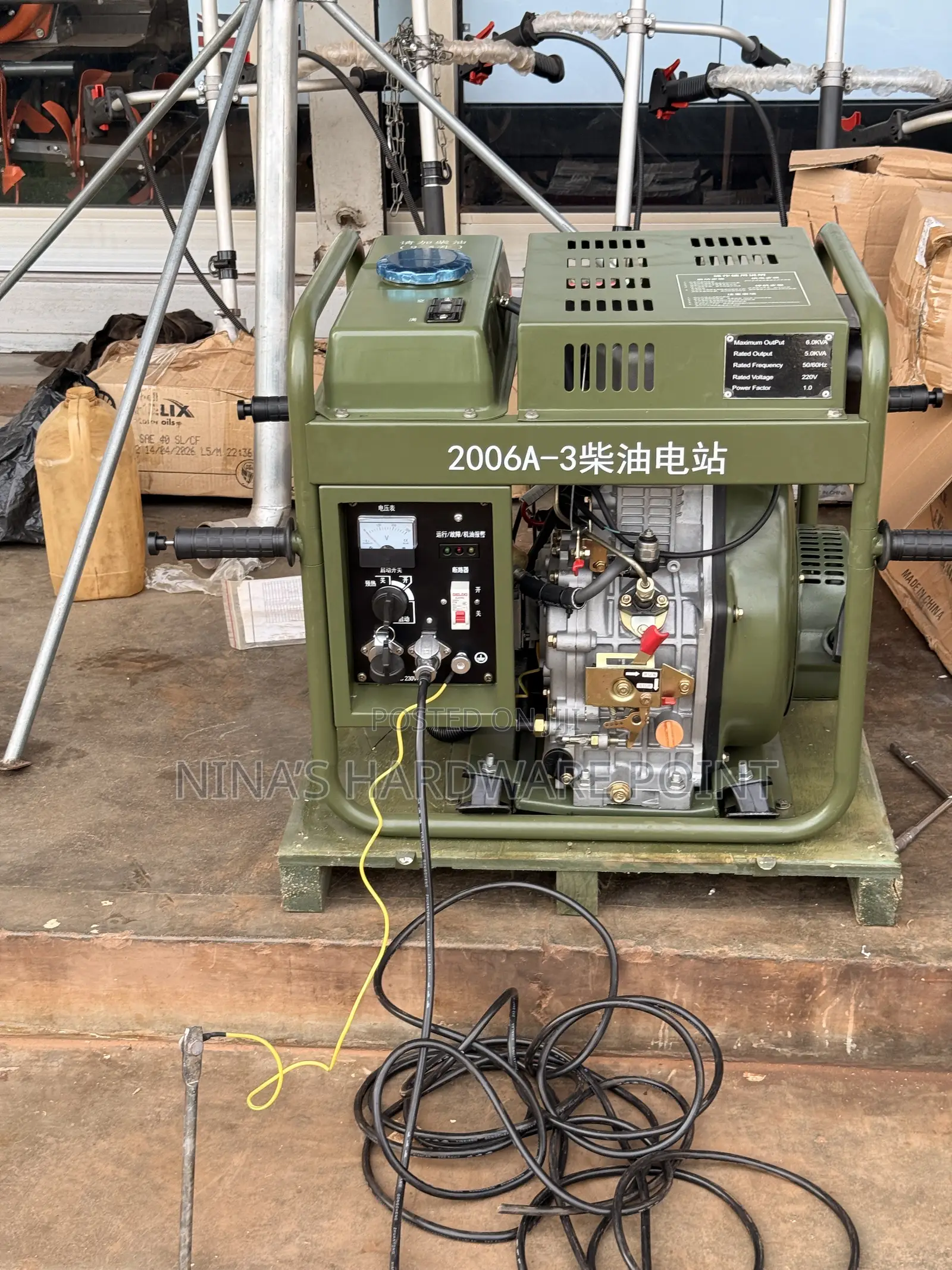Diesel Generators 6kva With 186engine