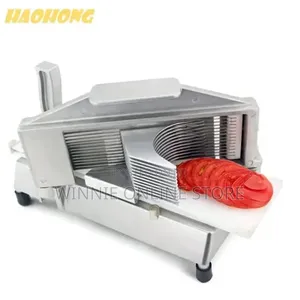 Manual Commercial Tomato Slicer / Vegetable Cutter Machine