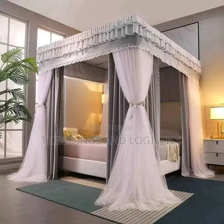 Numerous Luxury Curtain Mosquito Net 5*6 Grey