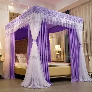 Tilt Curtain Mosquito Net 6*6 Purple