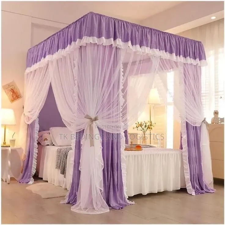 Tilt Curtain Mosquito Net 6*6 Purple