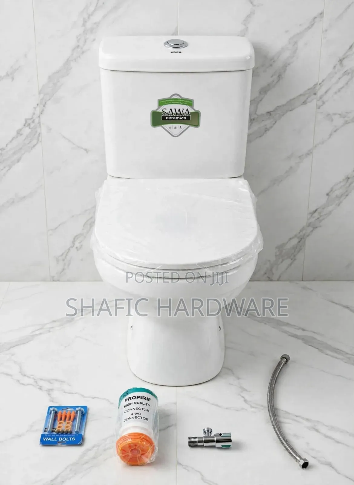 Toilet Seat Completely Set With Accessories Sawa Combin/All Types