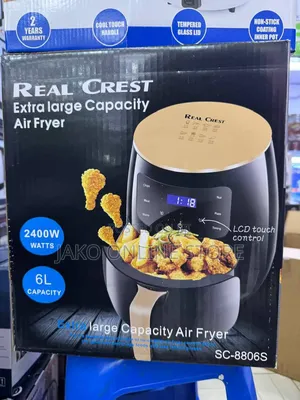 6L Real Crest Extra Large Capacity Air Fryer