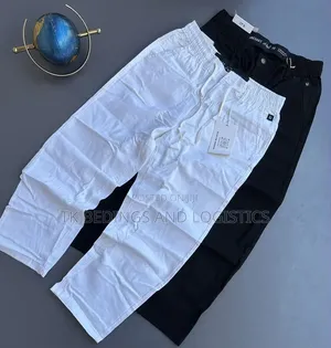 Men Linen Casual Pants