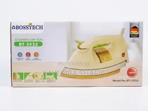 BOSSTECH 1800W Heavy Duty Automatic Dry Iron Box (Model BT-3532)