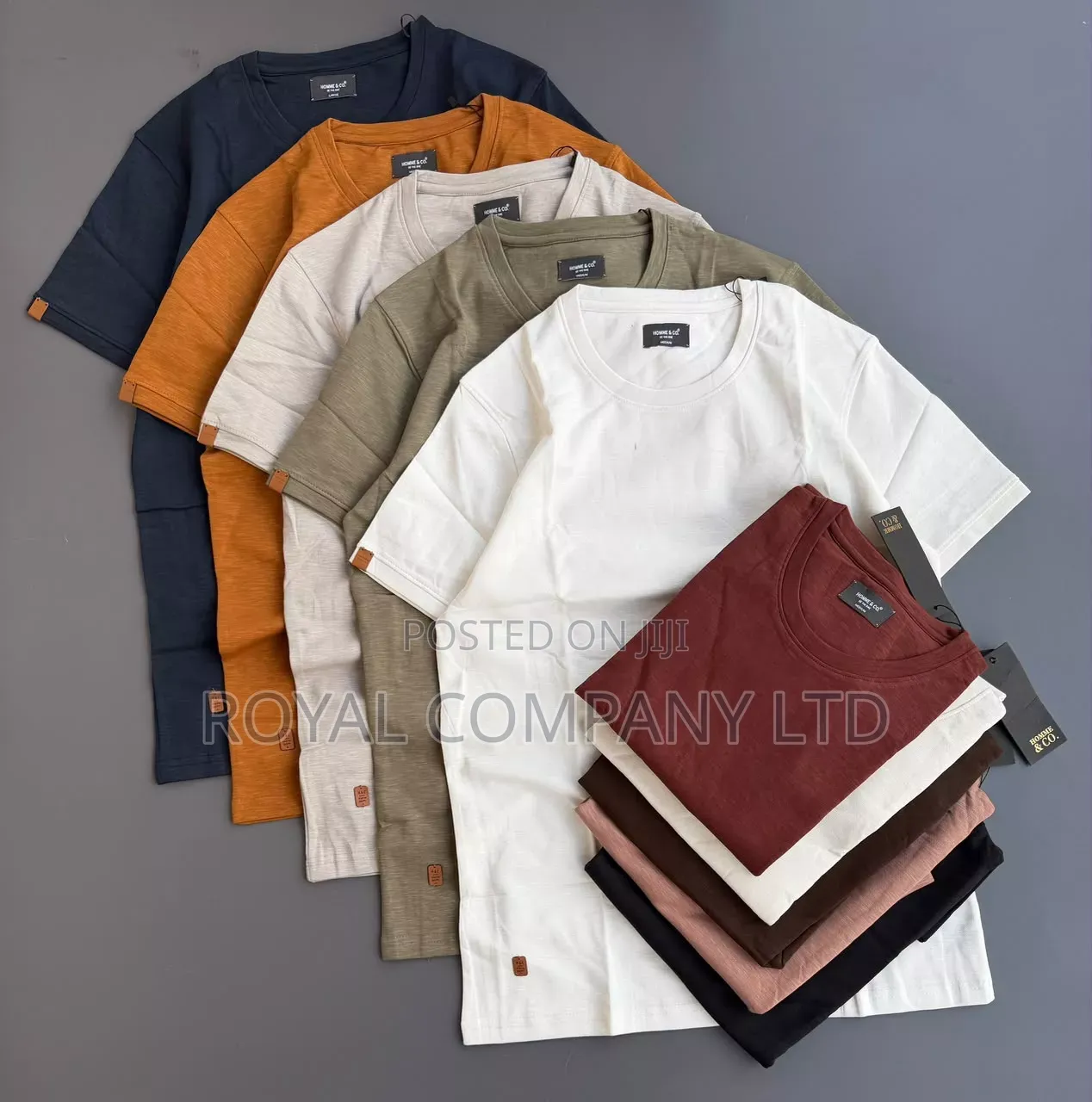 Classic Men Round Neck Shirts/Classy Logo