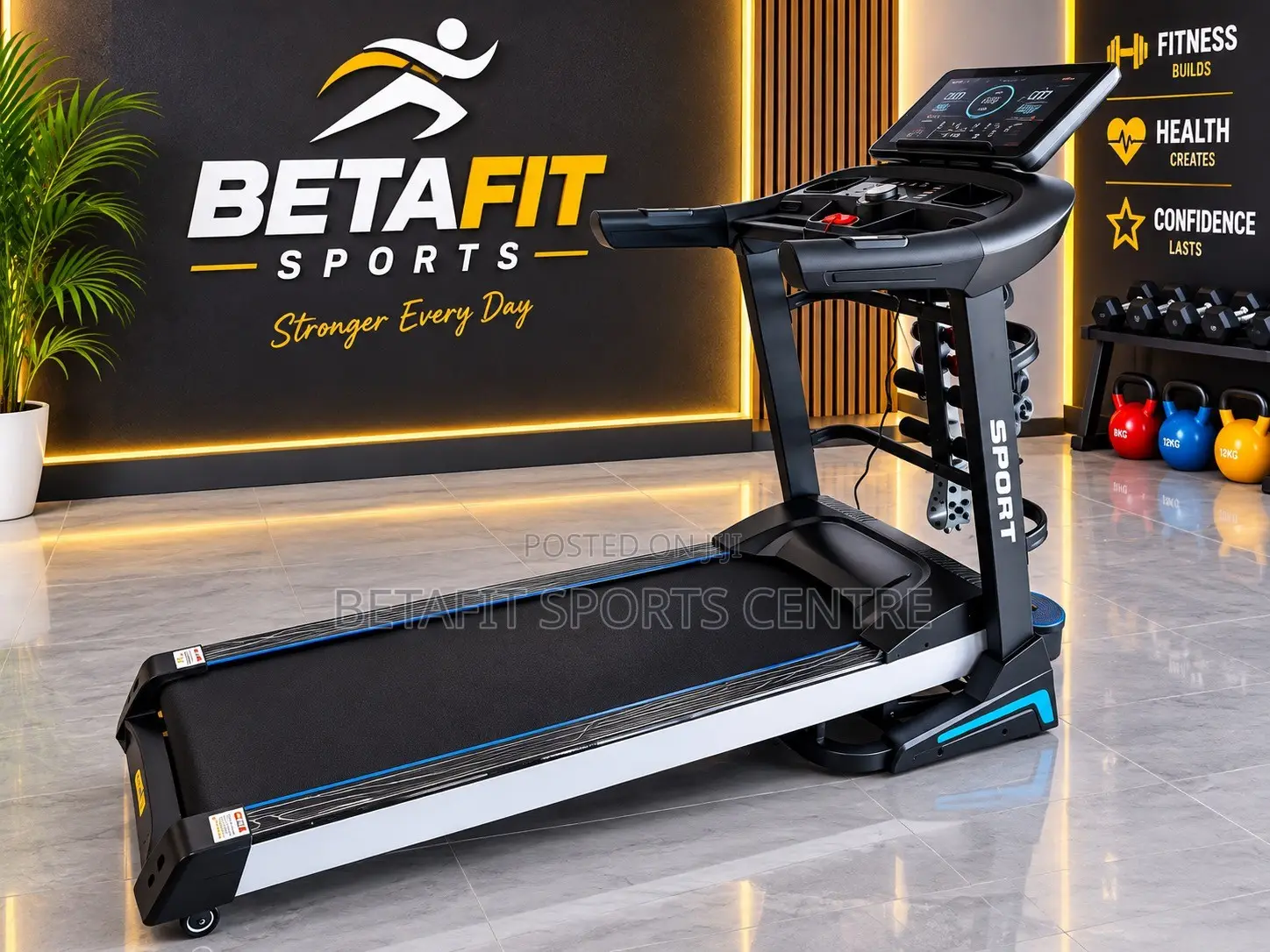 Multifunctional Motorized Treadmill (Commercial Size)