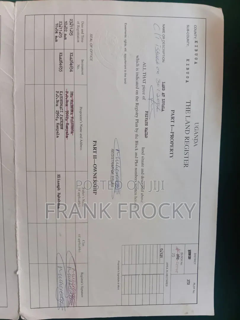 Plot of Land for Sale